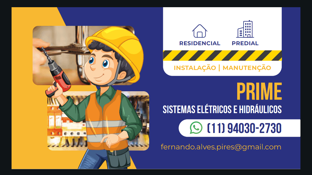 Prime sistemas elétricos e hidráulicos